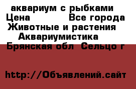 аквариум с рыбками › Цена ­ 1 000 - Все города Животные и растения » Аквариумистика   . Брянская обл.,Сельцо г.